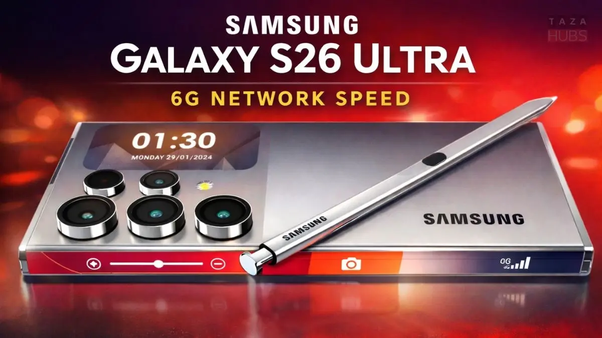 आज की बड़ी खबर: Samsung ने पेश किया Galaxy S26 Ultra 5G 512GB स्टोरेज और 200MP कैमरा वाला स्मार्टफोन