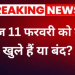 आज 11 फरवरी को बैंक खुले हैं या बंद? RBI और छुट्टी का पूरा अपडेट